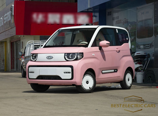 Weight 743kg Chery QQ Electric 170km Nectarine Eco Friendly Cars