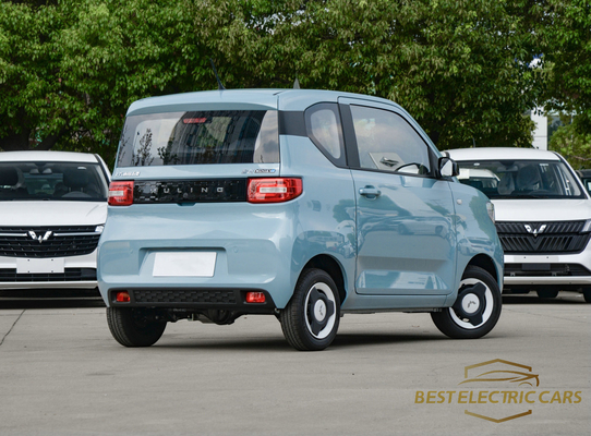 Two Door Four Seat Wuling Mini EV Phosphate Battery Pure Electric Car