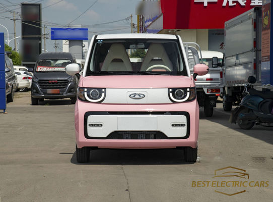 Weight 743kg Chery QQ Electric 170km Nectarine Eco Friendly Cars