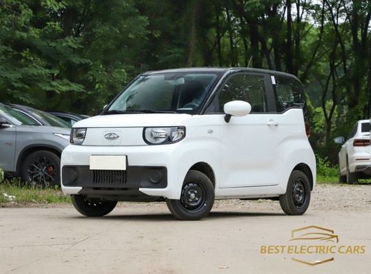 3 Door 4 Seats Milk Shake Electric Mini Car Drum Brake Cute  Chery QQ Electric Car