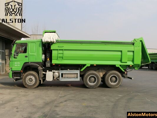 New Sinotruk Howo 6x4 340HP Environmental Dump Truck for Sale in Kenya | Electric Tarpaulin Tipper Price