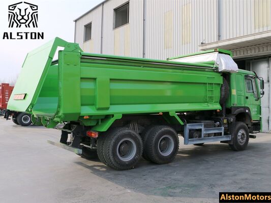 New Sinotruk Howo 6x4 340HP Environmental Dump Truck for Sale in Kenya | Electric Tarpaulin Tipper Price