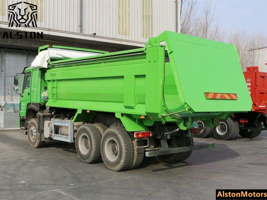New Sinotruk Howo 6x4 340HP Environmental Dump Truck for Sale in Kenya | Electric Tarpaulin Tipper Price