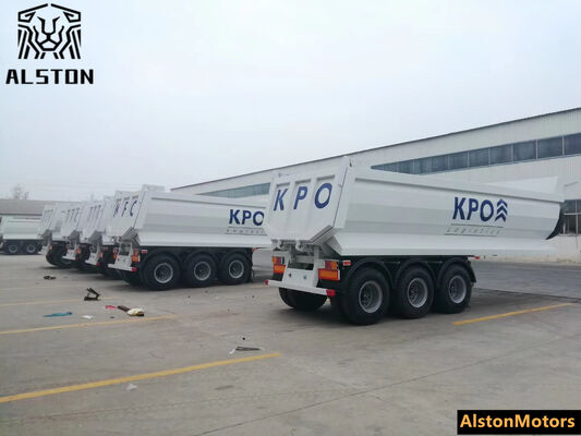 3 Axle 60 Ton U-Type Dump Trailer for Angola – Factory Price
