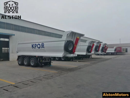 3 Axle 60 Ton U-Type Dump Trailer for Angola – Factory Price
