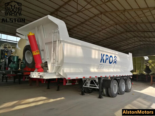 3 Axle 60 Ton U-Type Dump Trailer for Angola – Factory Price