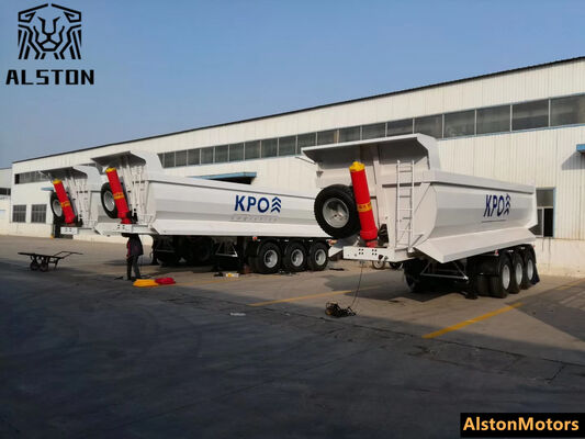 3 Axle 60 Ton U-Type Dump Trailer for Angola – Factory Price