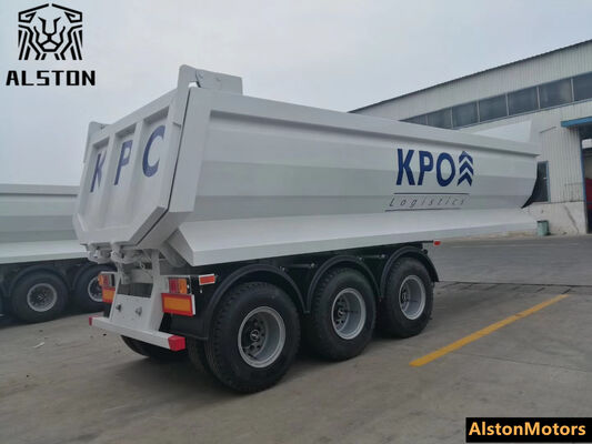 3 Axle 60 Ton U-Type Dump Trailer for Angola – Factory Price