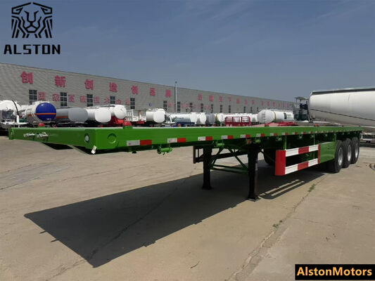 3 Axle Flatbed Trailer with 12 Locks for Ivory Coast – Factory Price