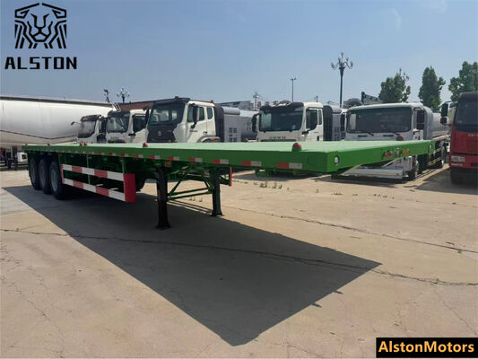 3 Axle Flatbed Trailer with 12 Locks for Ivory Coast – Factory Price