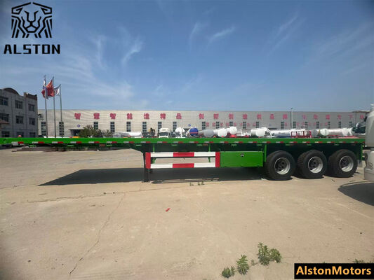 3 Axle Flatbed Trailer with 12 Locks for Ivory Coast – Factory Price
