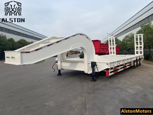 3 Axle Gooseneck Lowbed Trailer for Cameroon – Factory Price