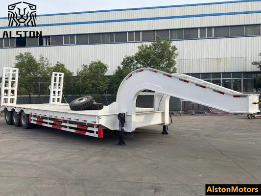 3 Axle Gooseneck Lowbed Trailer for Cameroon – Factory Price