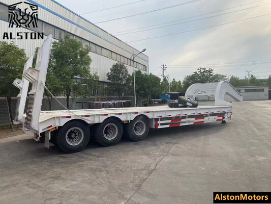 3 Axle Gooseneck Lowbed Trailer for Cameroon – Factory Price