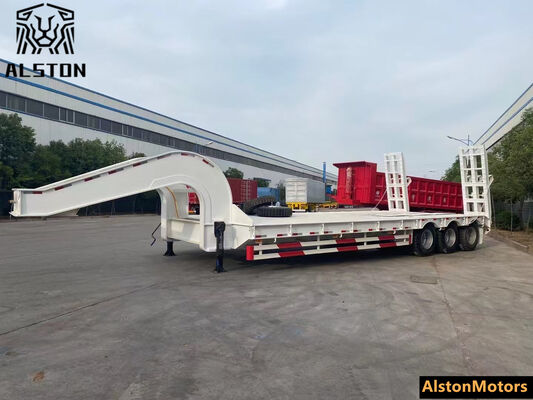 3 Axle Gooseneck Lowbed Trailer for Cameroon – Factory Price