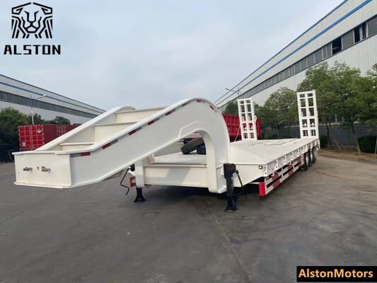 3 Axle Gooseneck Lowbed Trailer for Cameroon – Factory Price