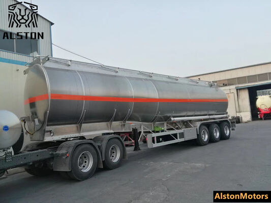 3 Axle Aluminum Fuel Tank Trailer for Algeria – Factory Price