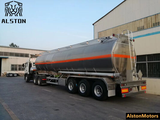 3 Axle Aluminum Fuel Tank Trailer for Algeria – Factory Price