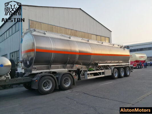 3 Axle Aluminum Fuel Tank Trailer for Algeria – Factory Price