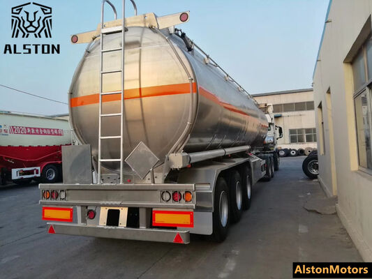 3 Axle Aluminum Fuel Tank Trailer for Algeria – Factory Price